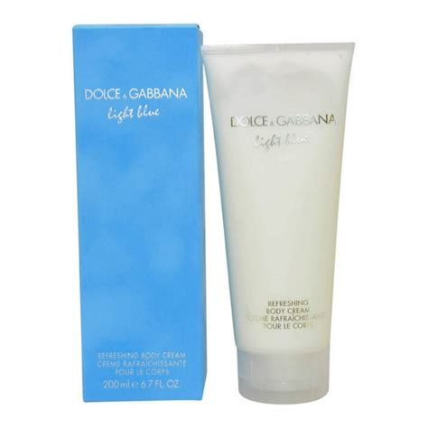 dolce gabbana light blue cream|d&g light blue body spray.